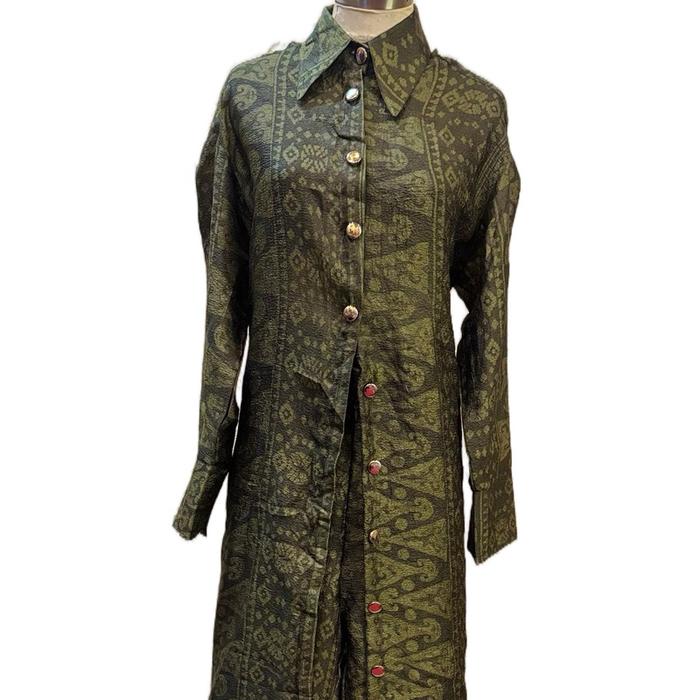 Tunik set kulot batik bahan crep premium