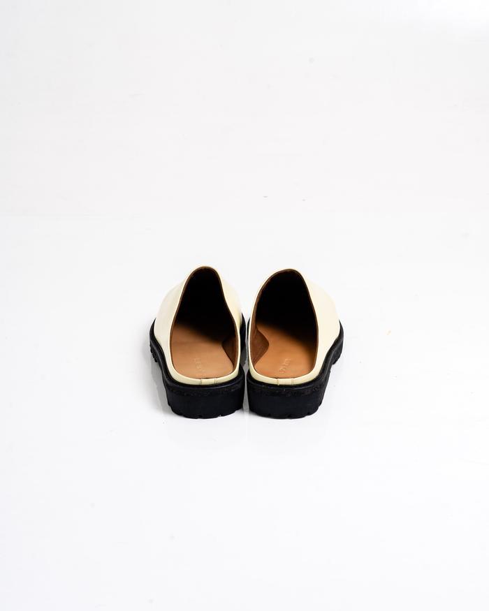 Jovem Loafers Mule Series - Ivory White
