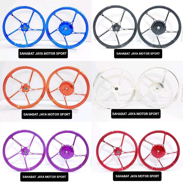 Velg Racing CMG Ring 17 Beat Karbu Scoopy Karbu Beat Fi Scoopy Fi Vario 110 Karbu Vario 110 Fi Spacy