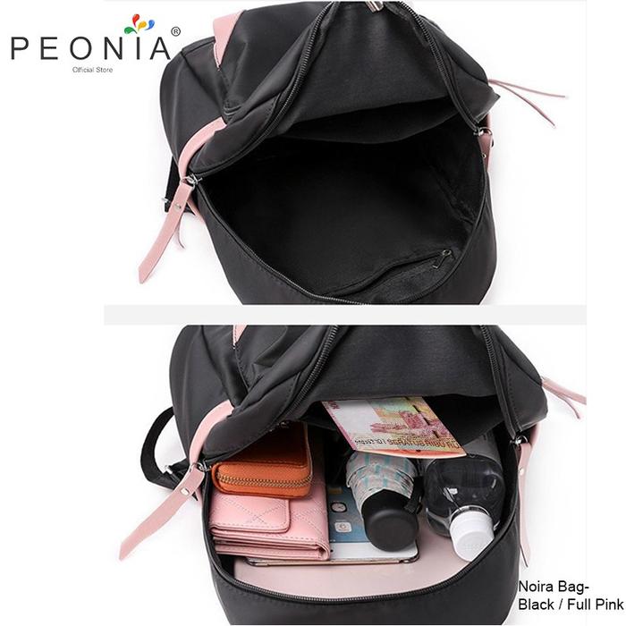 NEW PEONIA PNA TAS IMPORT WATER RESISTANT GABUNGAN RANSEL WANITA BACKPACK KANTOR KULIAH SEKOLAH SELE
