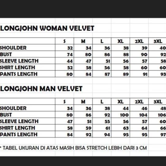 Longjohn Thermal Import Pakaian Baju Dalam Hangat Bulu Longjohn Musim Dingin Pria & Wanita Tebal Saf