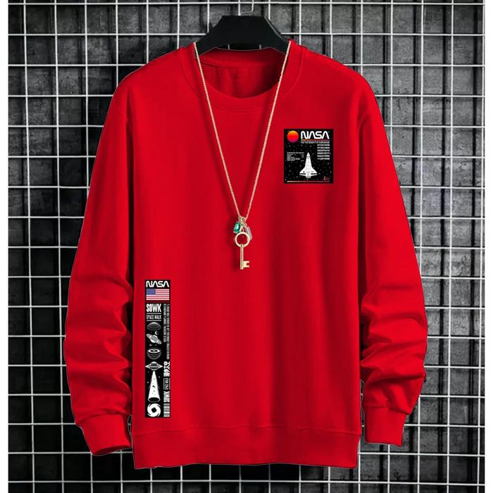 Sweater Crewneck Nasa Pria dewasa/sweater laki-laki