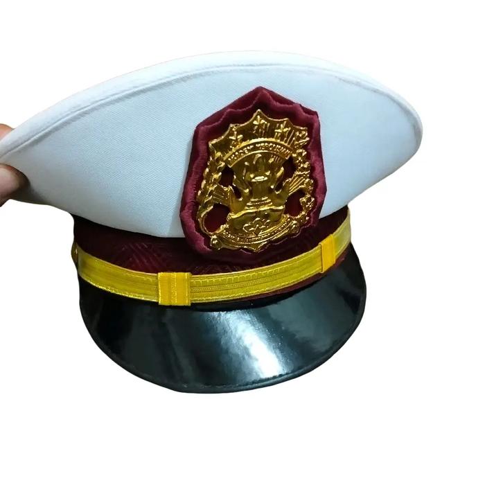 Topi Pet Putih Taruna Akpol second bagus