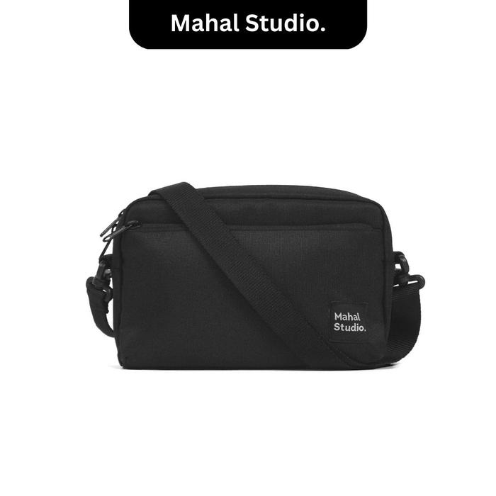 Tas Selempang Pria Mahal Studio BOGOTA Waterproof Multifungsi Hitam