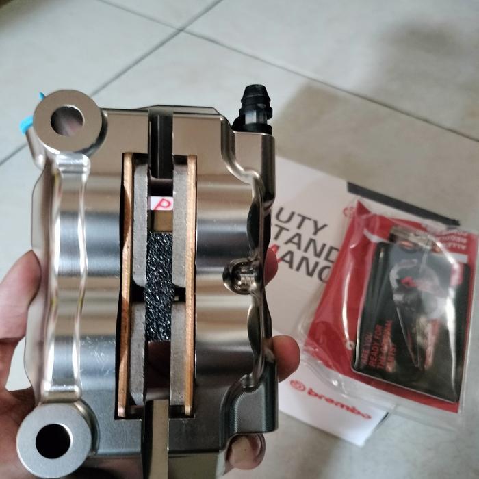 CALIPER BREMBO GP4RX NIKEL CNC 100MM KIRI
