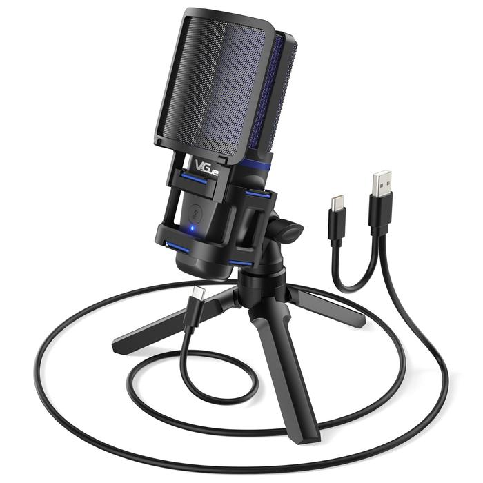 Professional USB Desktop Microfone Stand Condenser Gaming Mic