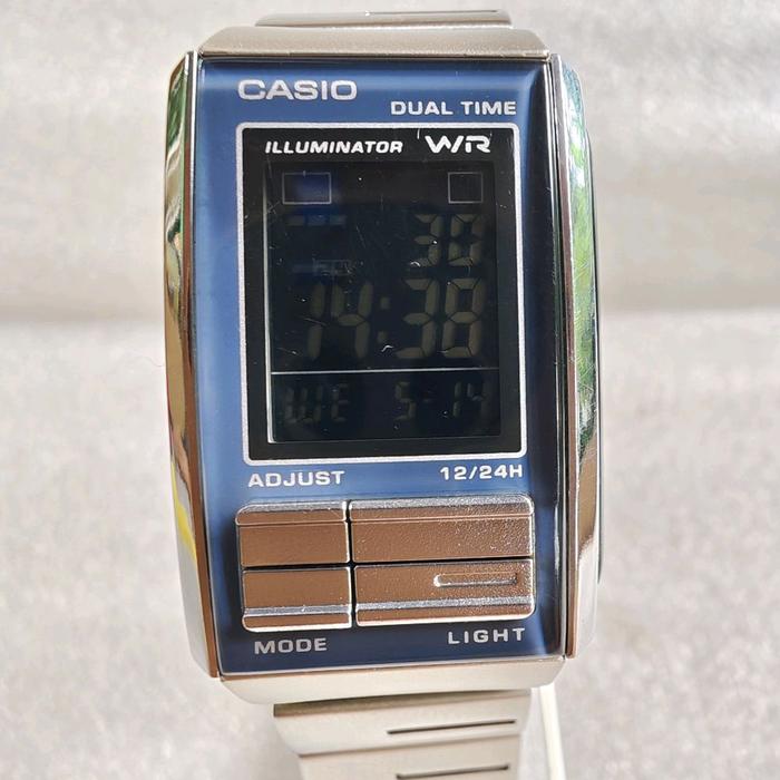 Jam Tangan Casio LA201W LA-201W LA 201 W Illuminator Original Asli