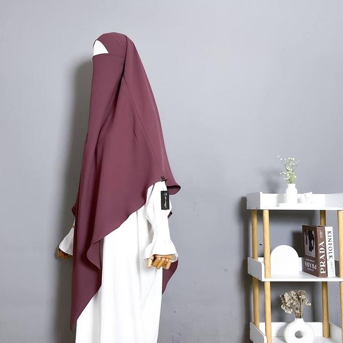 FK Tali Mazen Khadijah Syar’i / Hijab Syar’i Muslim Syari Khimar