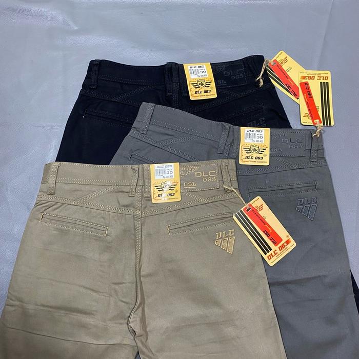 celana pendek kain kanvas dlc063 original Pria