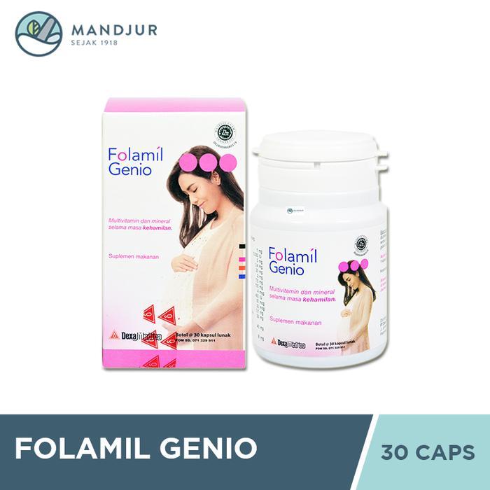 PROMO GUYS Folamil Genio - Multivitamin dan Mineral Khusus Ibu Hamil PREMIUM