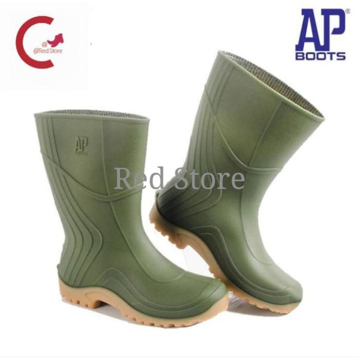 bisa COD Sepatu Boots AP 2007 Pendek / Sepatu Boot Pendek AP Boots AP 2007 Safety Boot Pendek