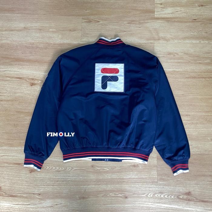 Varsity Bomber Jacket FILA BJ Big Logo