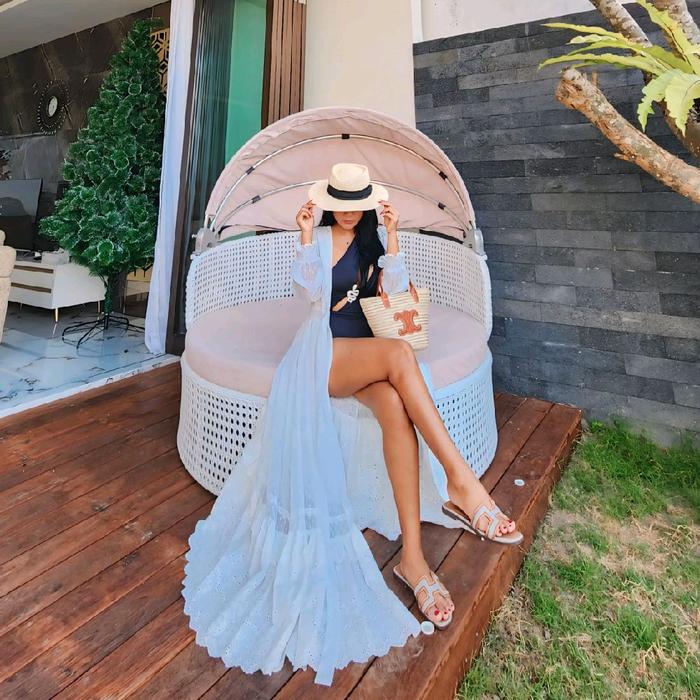 (BEACHWEAR BALI ) Santorini outer / Resort Dress /cocktail dress / Dress wanita / outer bikini dress