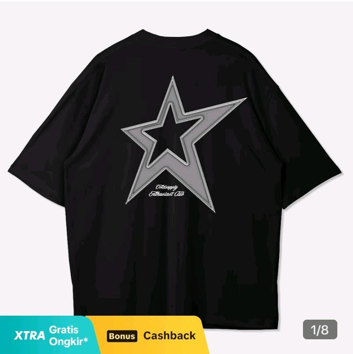 OOTDSUPPLY Oversized Tshirt Al, bajuh kaos pendek estetik