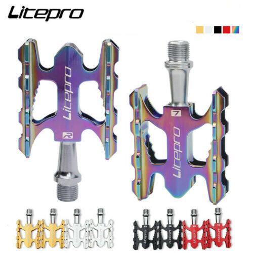 Litepro Pedal Sepeda Ultra-ringan 412 DU, Pedal Sepeda Gunung Bahan
