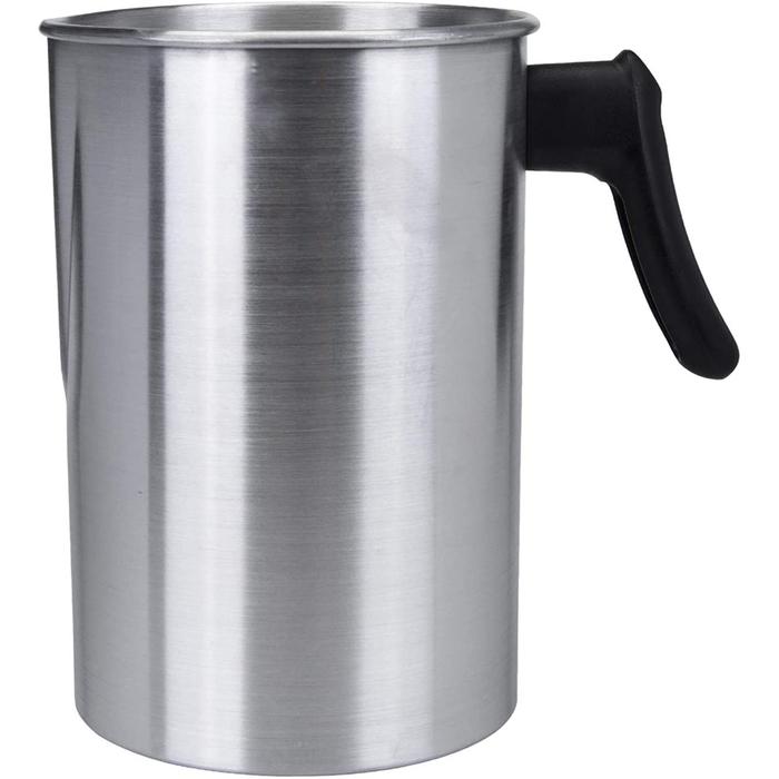 4 Pounds Candle Making Pouring Pot Aluminum Construction Candle Making Pitcher Dripless Pouring Spou