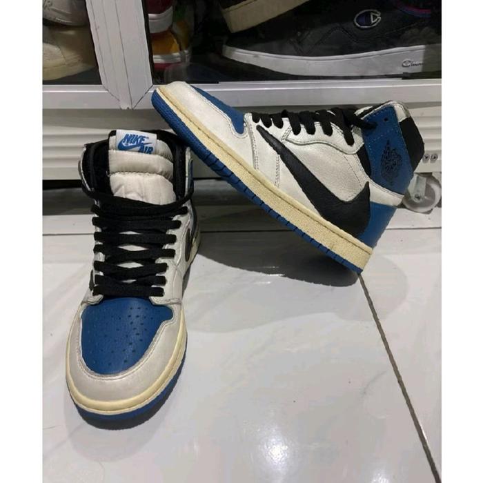 Nike Air Jordan 1 High Travis Scott Fragment Sz 42 Kondisi Terbaik [Second]