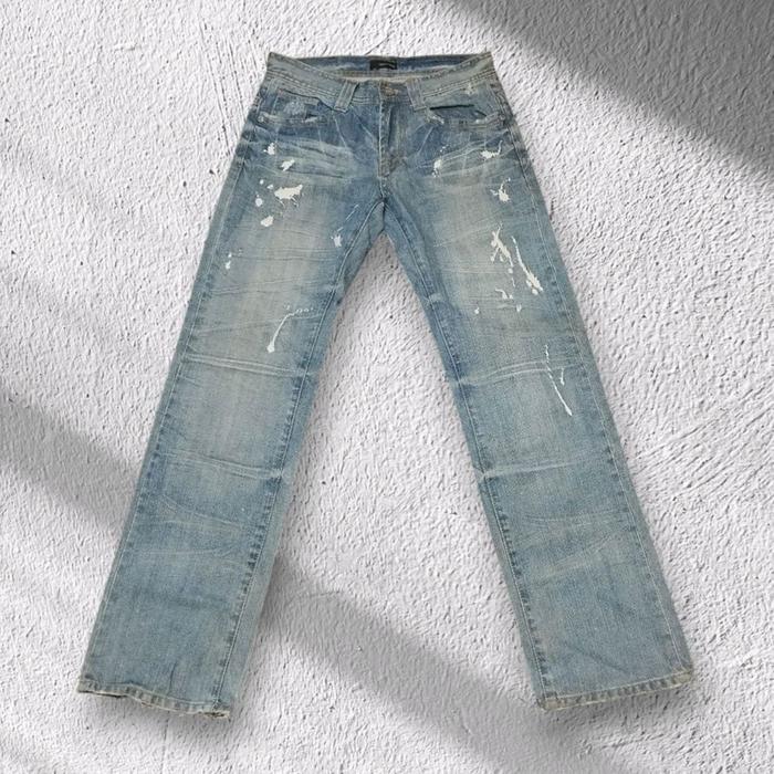 Dsquared² Essential Painted Faded Denim Jeans Original