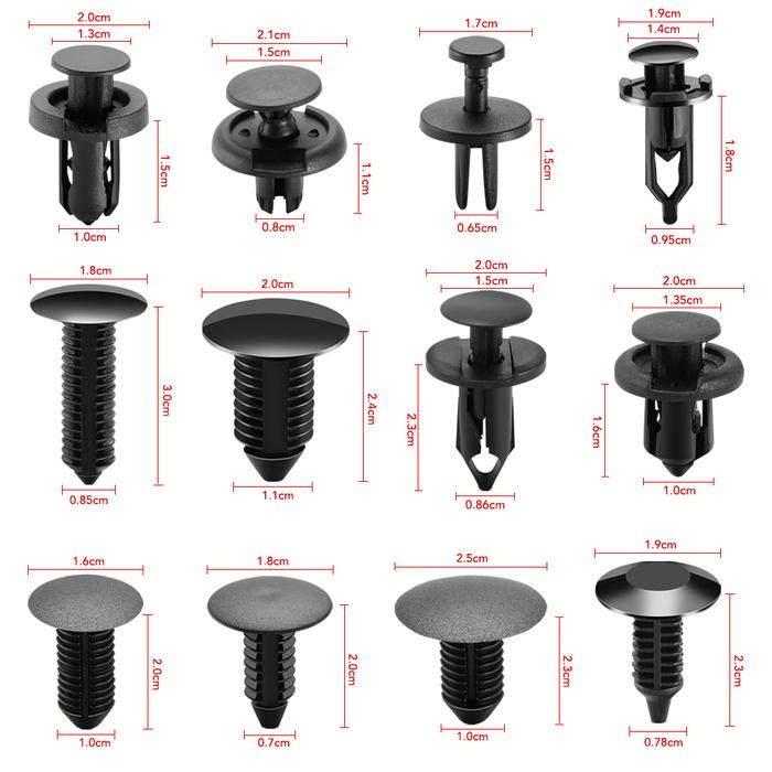 60Pcs Car Clips Fastener Screws Bumper For Mercedes W203