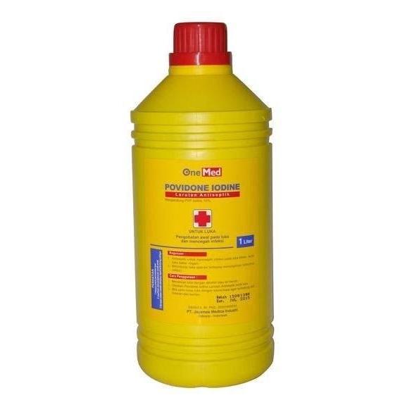 Povidone iodine 10% 1liter 1 liter povidon iodin lt betadine