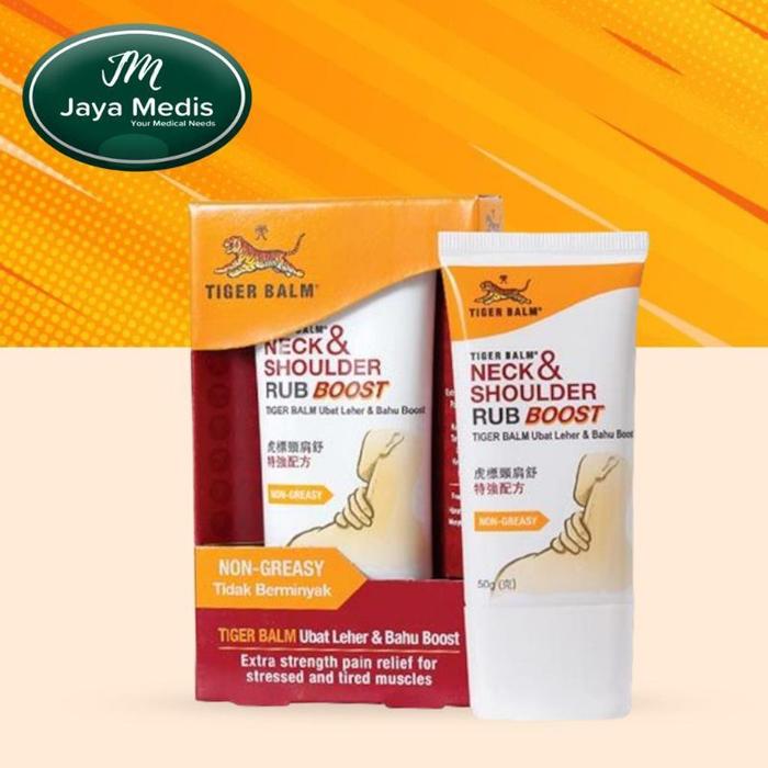 Cream Urut Untuk Leher Bahu - Tiger Balm Neck Shoulder Rub Boost