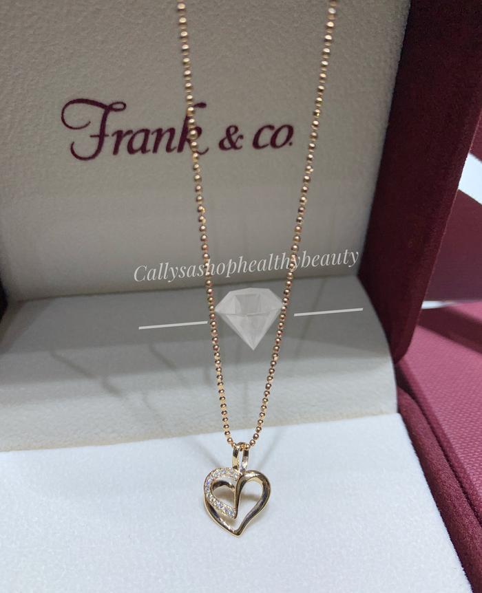 FRANK N CO DIAMOND LOVELY NECKLACE JEWELLERY NEW INCLUDE RANTAI