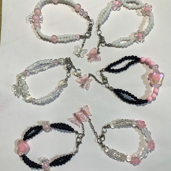 Gelang manik pengait titanium