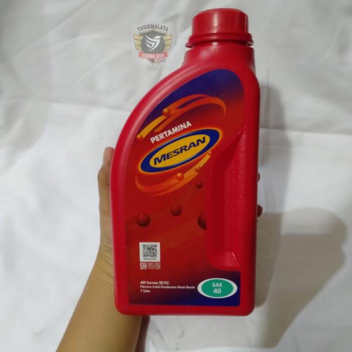 Oli Mesran 1 Liter Sae 40 100% Asli