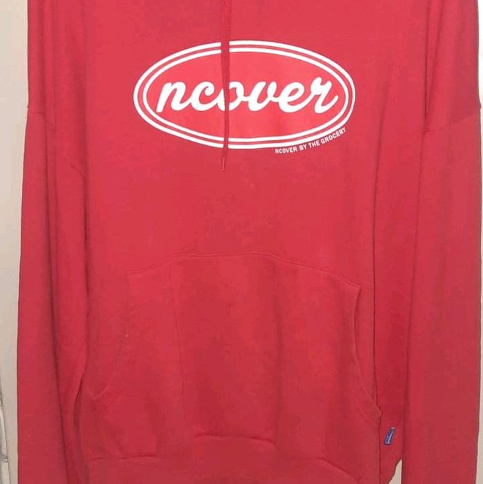 HOODIE MERAH NCOVER OVER SIZ