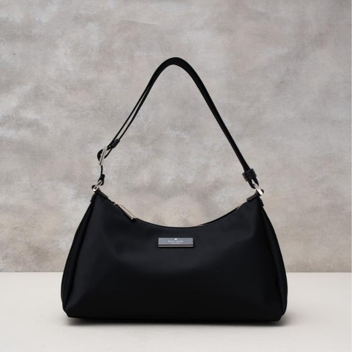 KATE SPADE Carter nylon small shoulder bag  Black