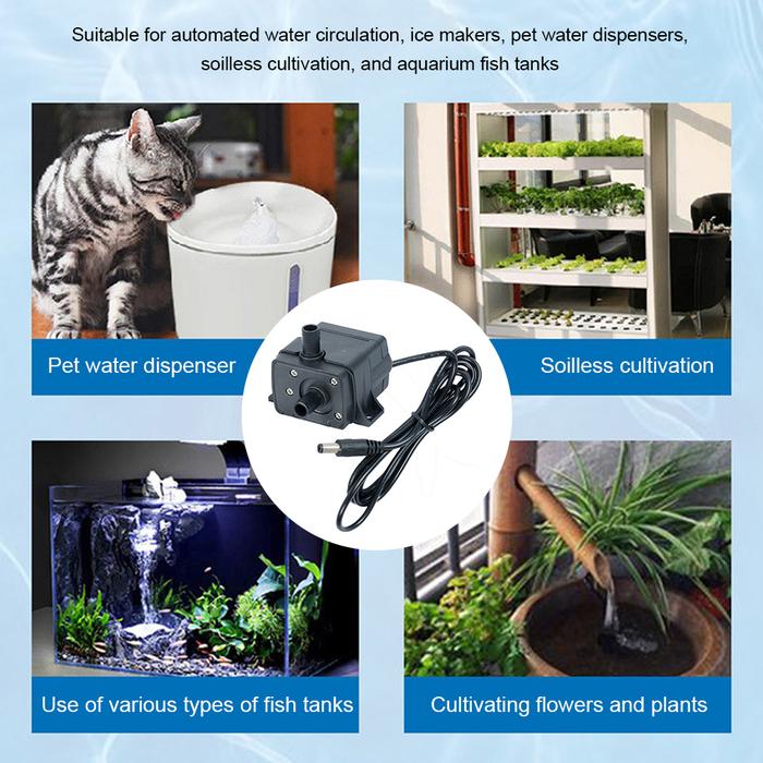 Aquarium Power Head Mini Wavemaker Multifunction USB Water Pump For Fish