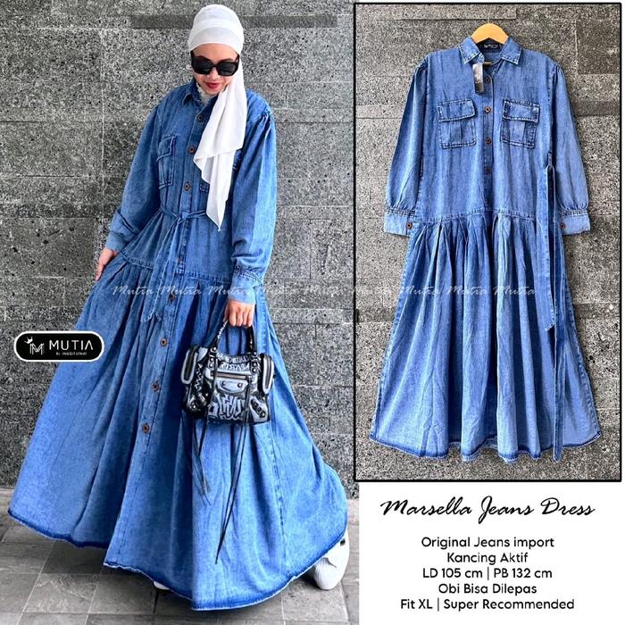 Marsella Jeans Maxy / Dress Jeans Import / Ori Mutia