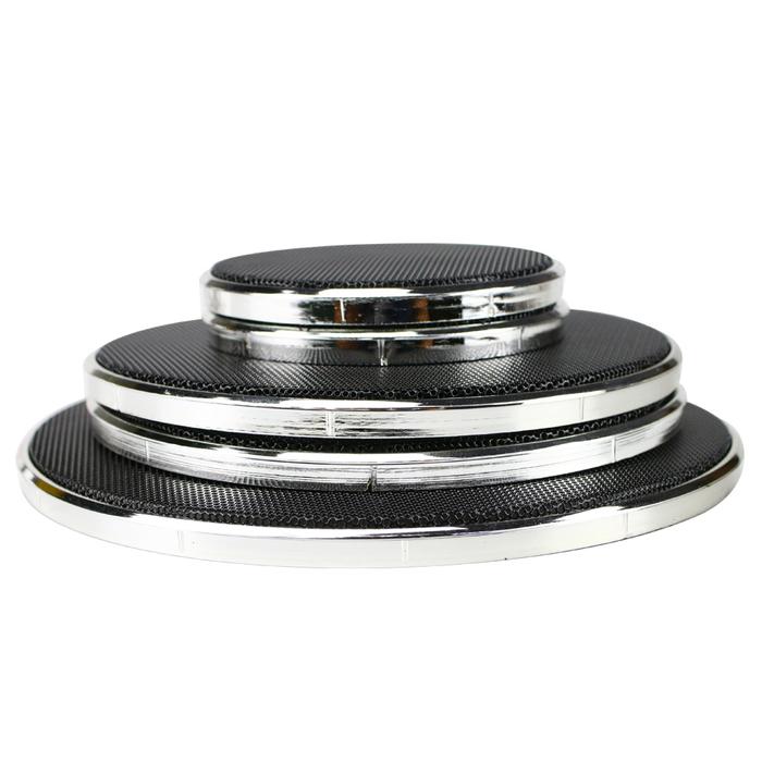 Ghxamp 2 PCS 1 Inch 2 Inch 6.5 Inch Speaker Grill Mesh Kandang Mobil