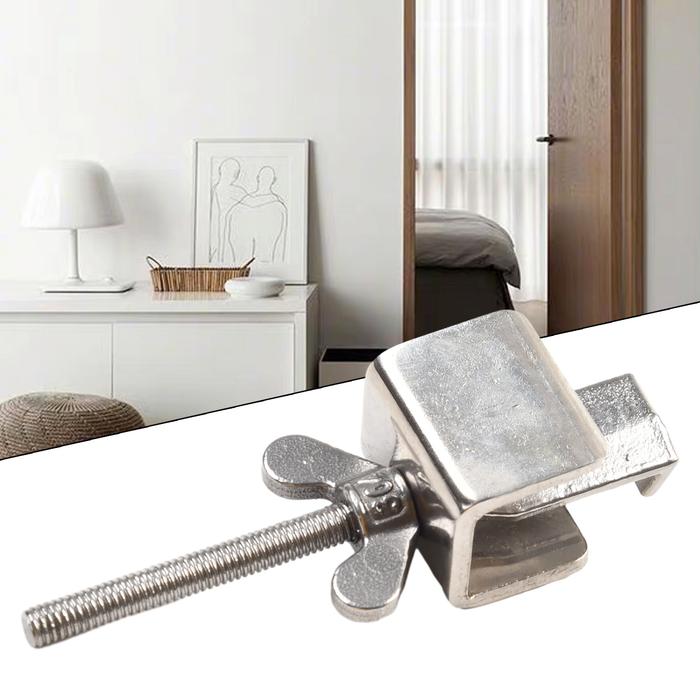 Aluminium Alloy Portable Door Lock Antitheft Door Stopper Portable