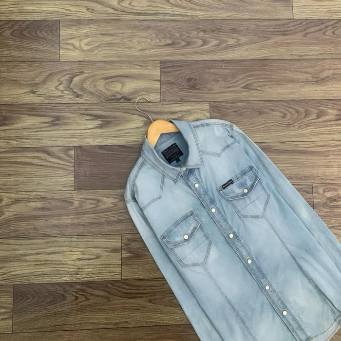 Kemeja BUCKAROO Branded Denim Long Sleeve