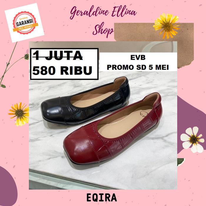 Sepatu flat shoes wanita seri EQIRA EVB SALE original 100%