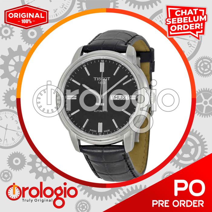 Tissot Automatic III Black Dial Men's Watch ORI TERMURAH
