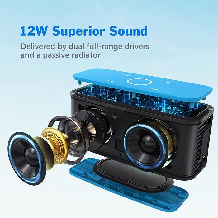 DOSS SoundBox Speaker Bluetooth Nirkabel TWS Kontrol Sentuh IPX5