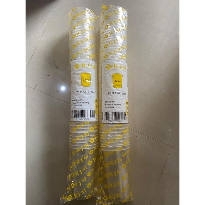 Safitiri Cup  Rjm 22Oz , 8Gram , Cup Es Teh Jumbo Grade A+ / Super Premium
