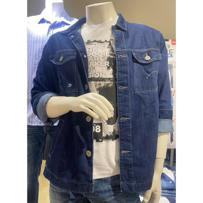 BOMBBOOGIE JAKET JEANS PRIA BAHAN DENIM 100% ORIGINAL MATAHARI