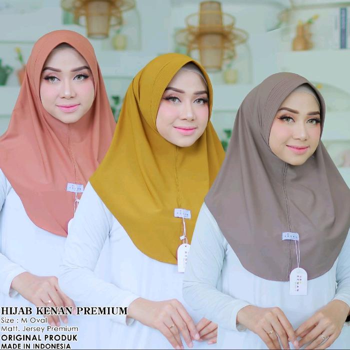 Bergo Kerudung Cantik Kienan Size M By Dewi Nutupin Dada Cocok Untuk Harian Sekolah dan Di Pakai Har