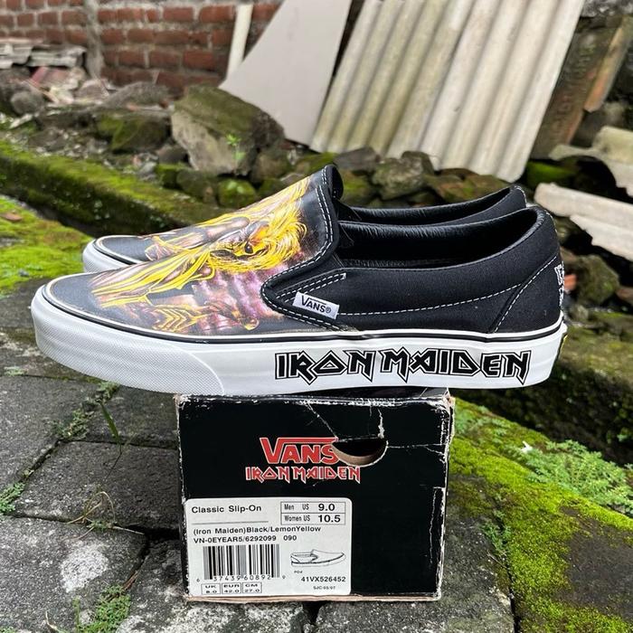Vans Slip On x Iron Maiden Killers 2007 Resmi Store Luar