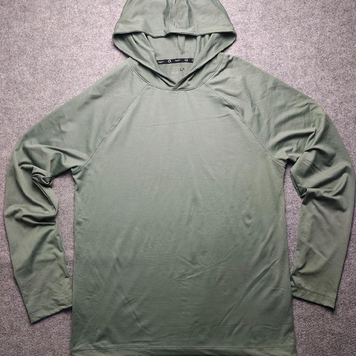 Jaket Hoodie Gap Fit Sport Hijau 0507