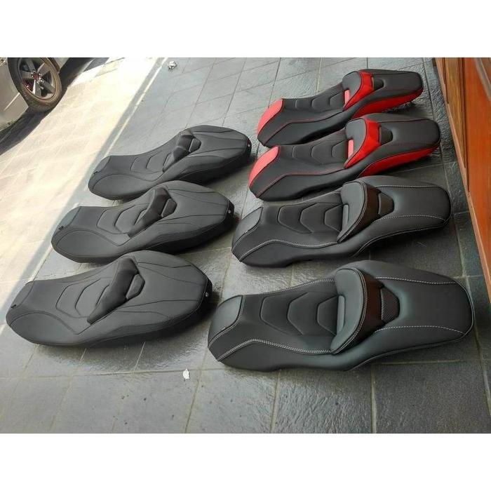 jok motor nmax new 2021 model europa bahan mb tech camaro / jok costum / jok modif / jok variasi / n