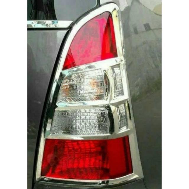 GARNISH GARNIS LIST LAMPU BELAKANG CHROME GRAND NEW INNOVA 2012 - 2015