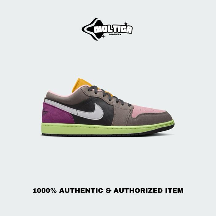 Nike Air Jordan Low 1 SE Oil Grey Cave Stone BNIB Original Resmi