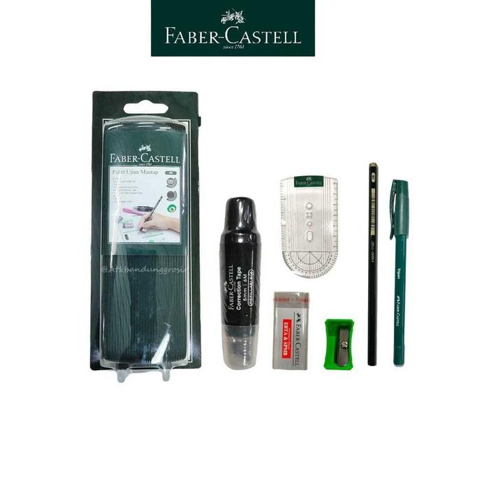 [SET] Paket Ujian Mantap Hijau - Faber Castell MURAH