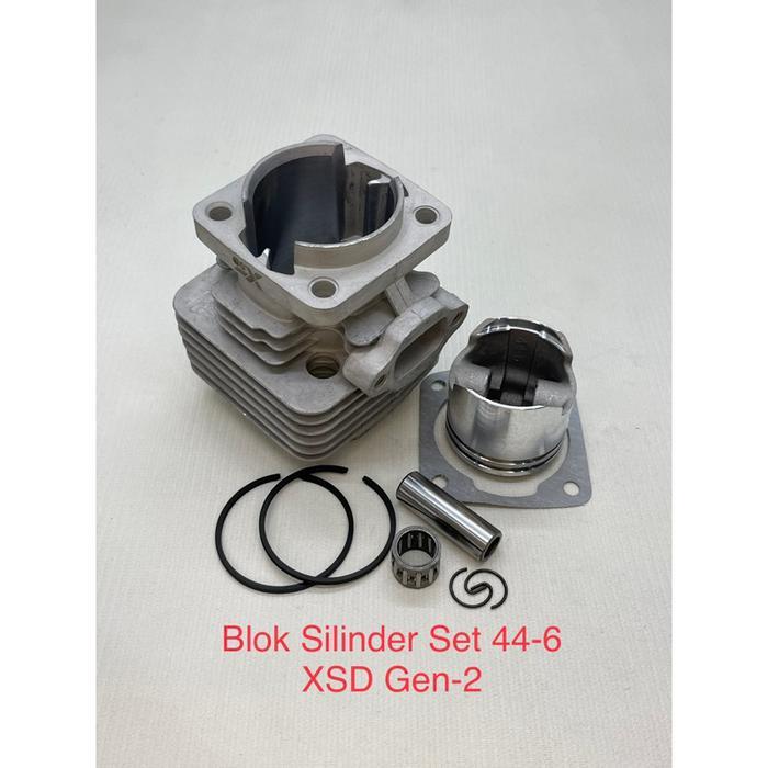 PROMO Blok Seher Piston SET 44 - 6  44mm  XSD Gen 2 | Mini Trail - Mini gp - Mini ATV 50cc 2Tak mesi