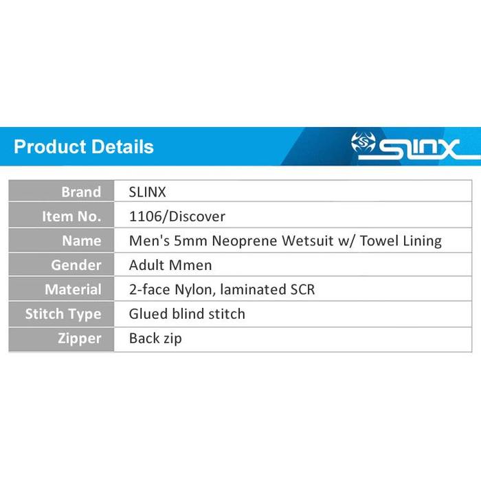 SLINX Scuba diving 5mm wetsuit karet wetsuit pria neoprene