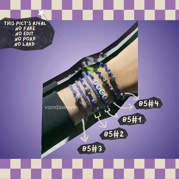 GELANG DEWA ALBUM BINTANG LIMA, GELANG DEWA19 Album Bintang Lima (gelang handmade/ gelang aesthetic/
